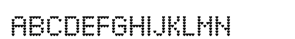 Pixeluxe Love Font UPPERCASE