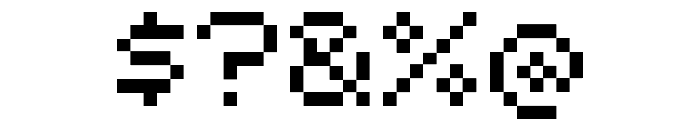 pixelFJ8pt1 Normal Font OTHER CHARS