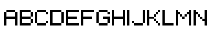 pixelFJ8pt1 Normal Font UPPERCASE