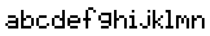 pixelmix Regular Font LOWERCASE