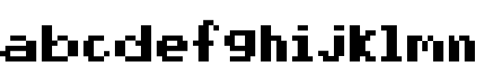pixelmix bold Regular Font LOWERCASE