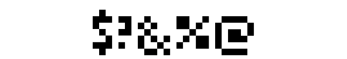 pixelmix micro Regular Font OTHER CHARS