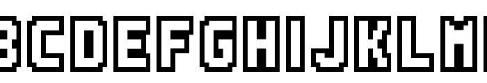 PKMN Pinball Regular Font UPPERCASE