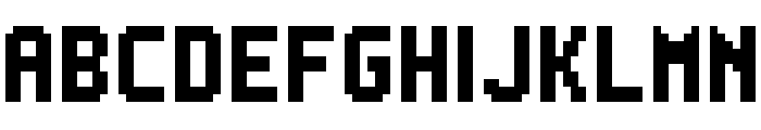 PKMN Pinball Regular Font LOWERCASE