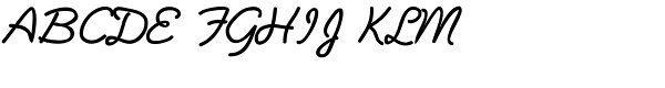 Plain Pensle-Bold Italic Font UPPERCASE