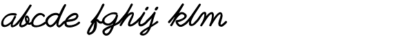 Plain Pensle-Bold Italic Font LOWERCASE