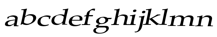Plain Squashed Font LOWERCASE