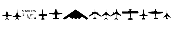 Planes-T-Modern Font UPPERCASE