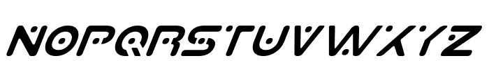 Planet S Italic Font LOWERCASE