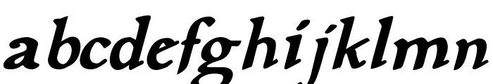 Planewalker Bold Italic Font LOWERCASE