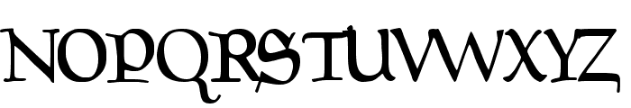 Planewalker Font UPPERCASE