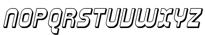 Plasmatica Shaded Italic Font UPPERCASE