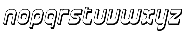 Plasmatica Shaded Italic Font LOWERCASE