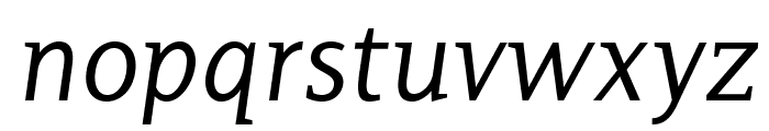 PlatanBG-Italic Font LOWERCASE
