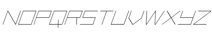 Player 1 Up Condensed Italic Font LOWERCASE