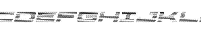 Pocket Ball 3D Italic Font UPPERCASE
