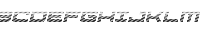 Pocket Ball Condensed Italic Font UPPERCASE