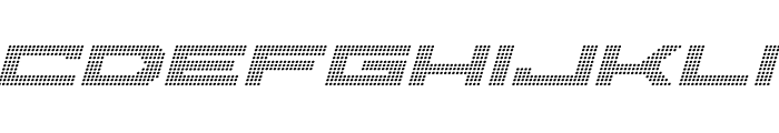 Pocket Ball Italic Font LOWERCASE