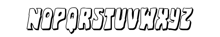 Pocket Monster Shadow Italic Font LOWERCASE