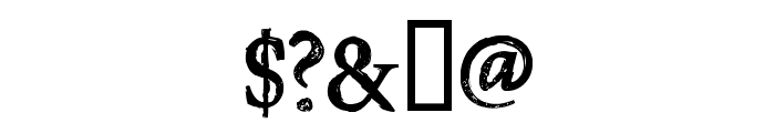 PoisonHope-Regular Font OTHER CHARS