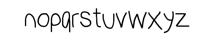 PolanStronk Regular Font LOWERCASE