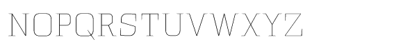 Politic Std Extra Light Font UPPERCASE