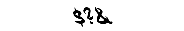 Polo Semi Script Leftified Font OTHER CHARS