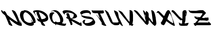 Polo Semi Script Leftified Font UPPERCASE