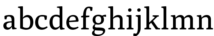Poly-Regular Font LOWERCASE