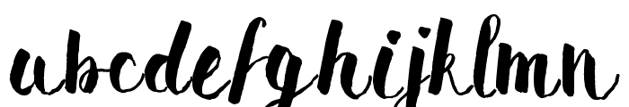Pomah Type Font LOWERCASE