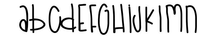 PoodleDoodles Font LOWERCASE