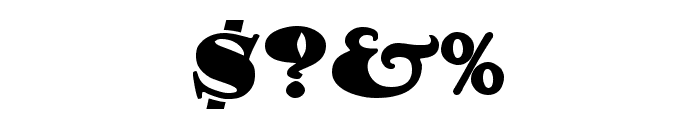 Porter Regular Font OTHER CHARS