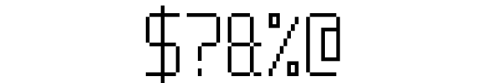 Post Pixel-7 Font OTHER CHARS
