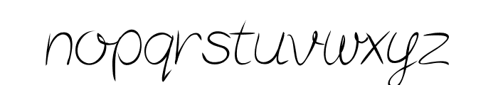 Post-it Penscript Font LOWERCASE