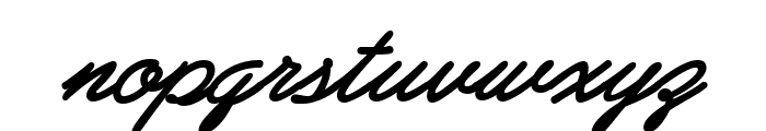 PreludeFLF-BoldItalic Font LOWERCASE