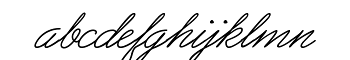 PreludeFLF-Italic Font LOWERCASE