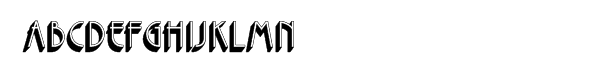 Premier™ Com Shaded Font LOWERCASE