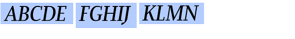 Prensa Display Cond Regular Italic Font UPPERCASE