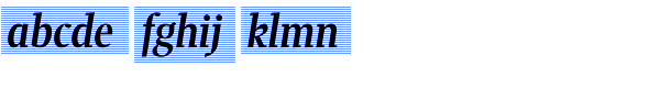 Prensa Display Cond Semi Bold Italic Font LOWERCASE
