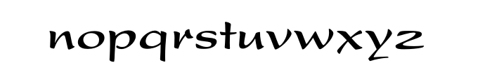 Present Std Bold Font LOWERCASE