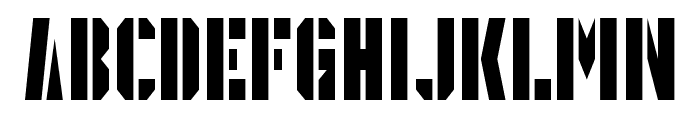 PresidentGas-Regular Font UPPERCASE