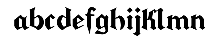 Press Gutenberg Font LOWERCASE
