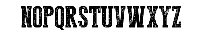 Press Style Serif Font UPPERCASE