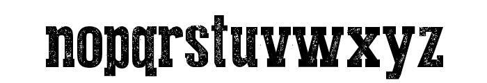 Press Style Serif Font LOWERCASE