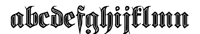 Proclamate Incised Heavy Font LOWERCASE