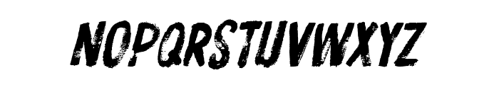 ProtestPaint BB Italic Font UPPERCASE