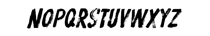 ProtestPaint BB Italic Font LOWERCASE