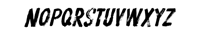 ProtestPaintBB-Italic Font LOWERCASE