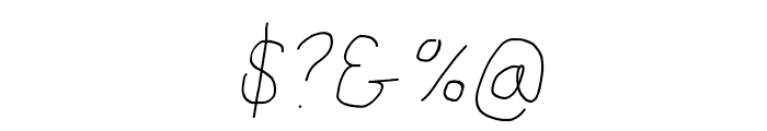 Proton Regular Italic Font OTHER CHARS