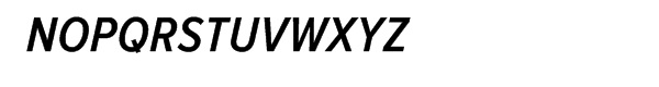 Proxima Nova Cond ScOsf Semibold Italic Font UPPERCASE